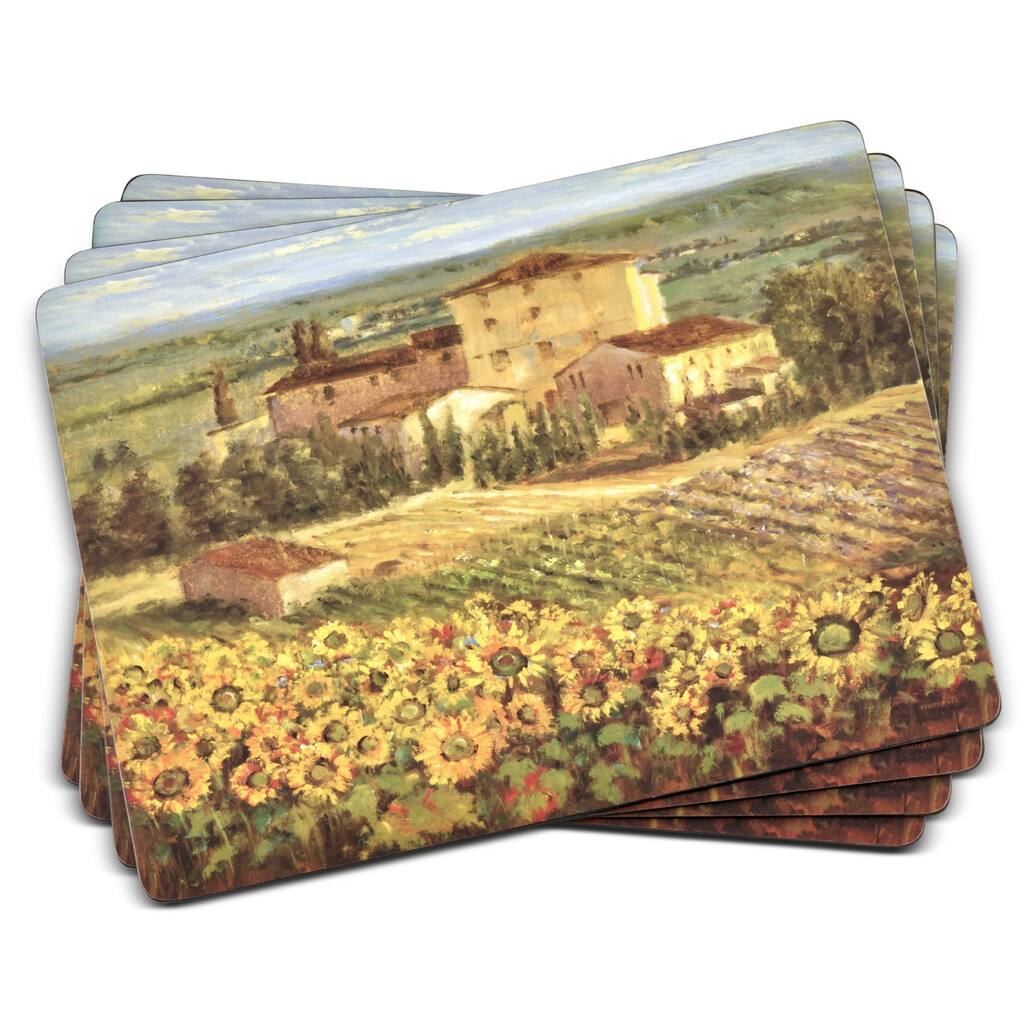 Pimpernel Set of 4 Tuscany Placemats - 11.7 in x 15.7 in