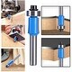 preview thumbnail 4 of 7, 15PCS Tungsten Carbide Router Bit Set 1/4" For Woodworking Wood Milling Cutter Woodworking Tool with Storage Case