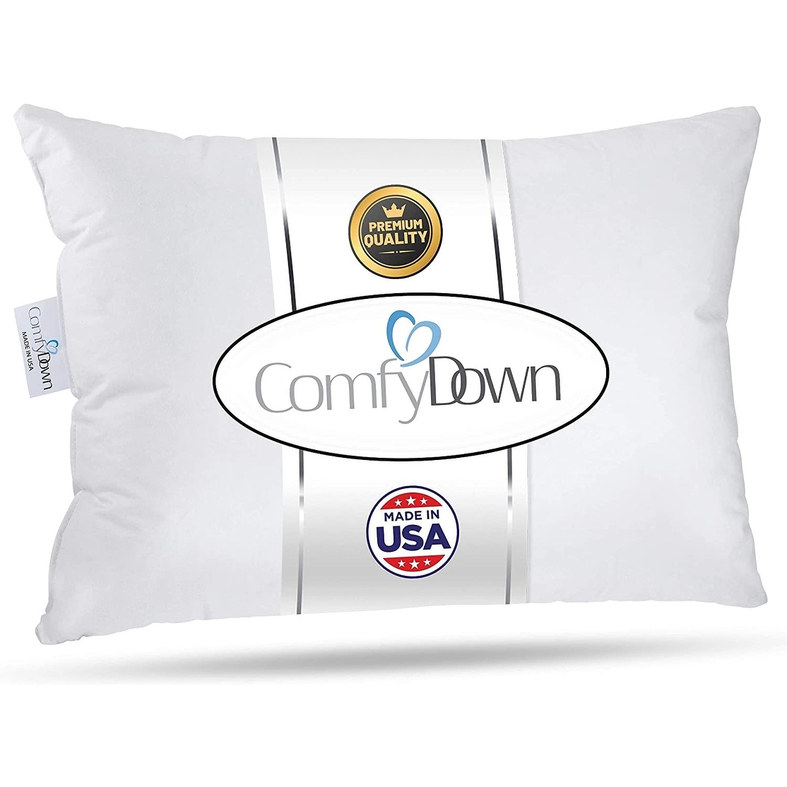 ComfyDown Travel Pillow - Filled with 800-FP Goose Down, 300-TC