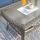 preview thumbnail 38 of 60, OVIOS 4-piece Water-Resistant Wicker Deep Seating Outdoor Sofa Set