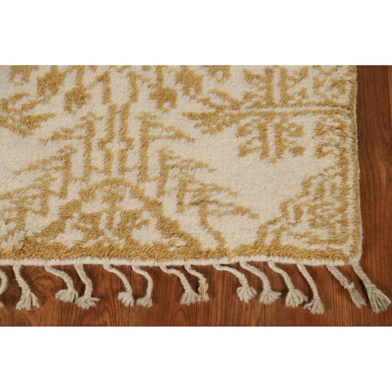 Moroccan Oriental Accent Rug Handmade Foyer Wool Carpet - 2'0"x 3'0"