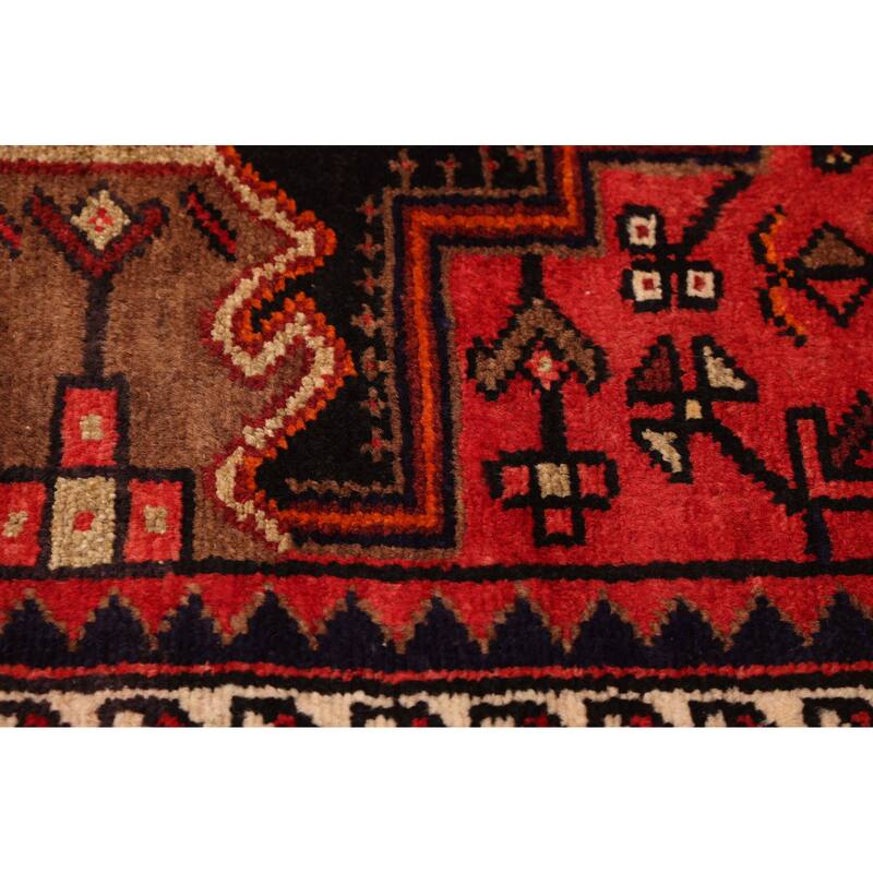 ECARPETGALLERY Hand-knotted Anatolian Vintage Red Wool Rug - 4'4 x 8'11