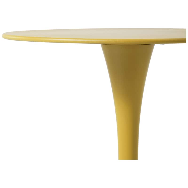 Frond and Form 23.5 Inch Outdoor Steel Dining Table