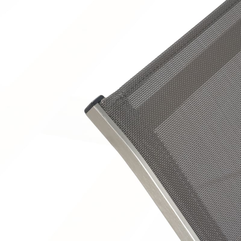 Aluminum Frame Mesh Seating Adjustable Chaise Lounge