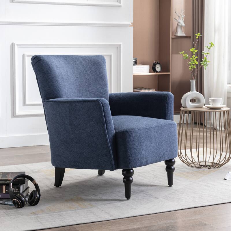 GEITIN Modern Accent Sofa Arm Chair with Wood Legs