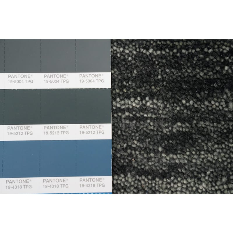Hand Knotted Oriental 100% Wool Carpet Tribal Animal Pictorial Greys & Charcoal Gabbeh Area Rug - 5' 10'' X 2' 9''