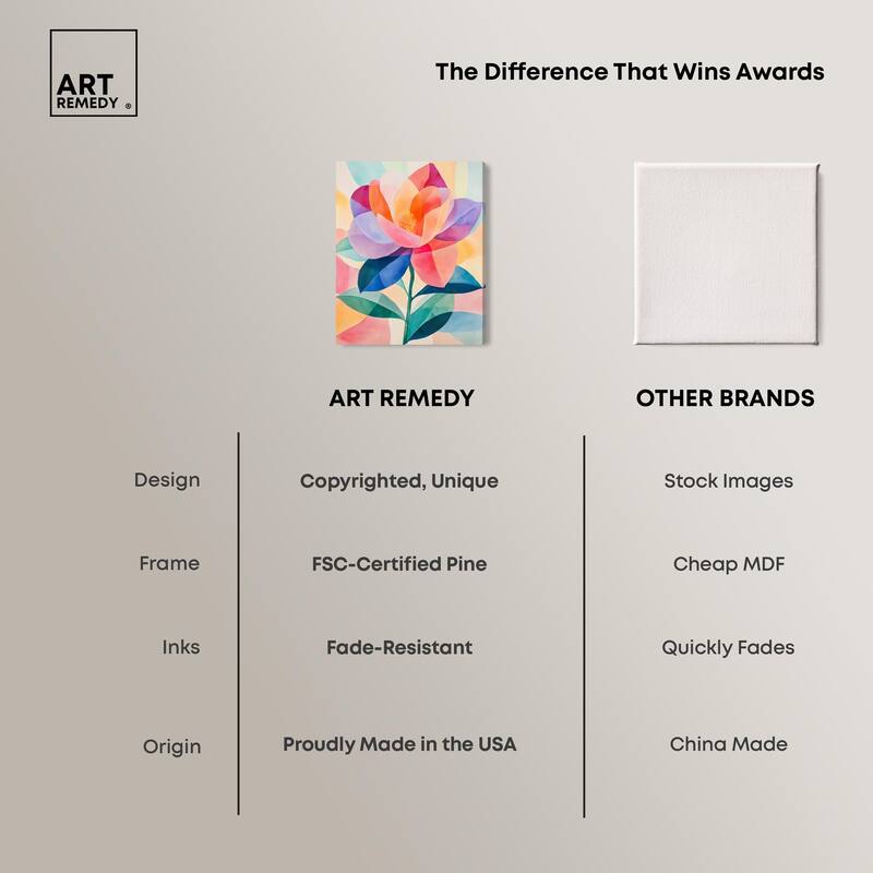 Ail Geofloral II Canvas by Art Remedy, Gallery Wrapped
