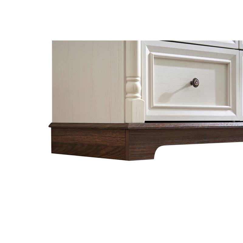 Rustic Rustic Chest of 8 Drawer Dresser Chest