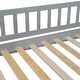 preview thumbnail 40 of 38, Friendly Design Twin Over Twin Bunk Bed with Two Drawers and Slide, House Bed with Slide