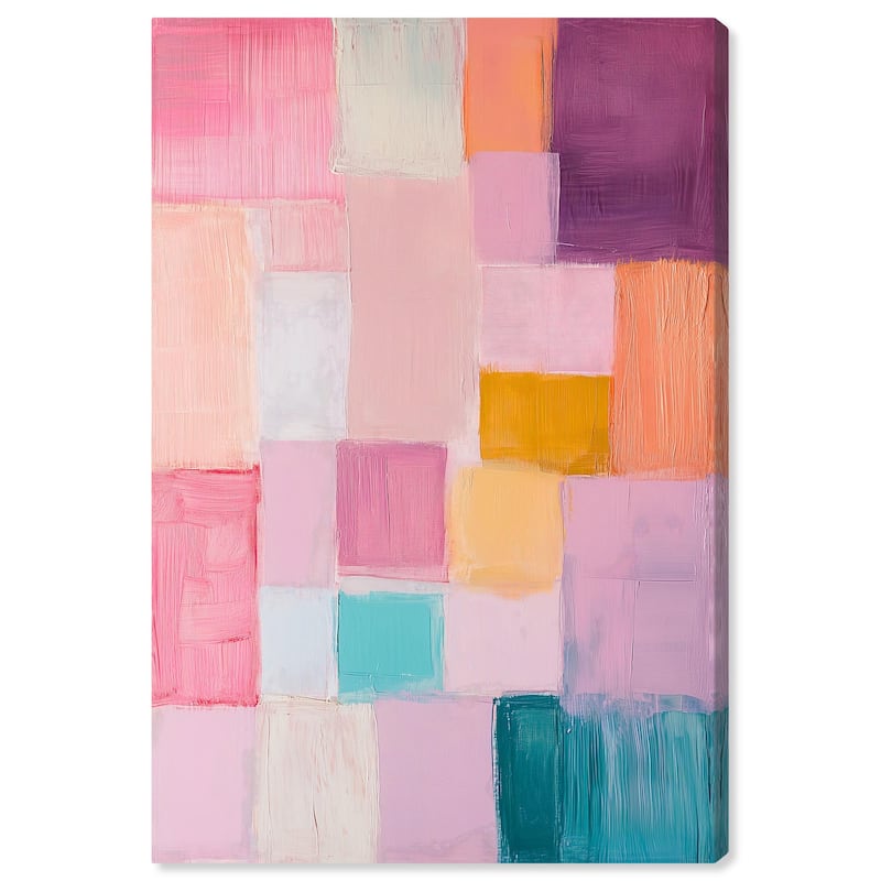 Color Squares III Canvas by Art Remedy, Gallery Wrapped - 16" x 24"