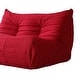 preview thumbnail 4 of 12, Futon Bean Bag Chair with Footstool,Soft Lazy Sofa Teddy Velvet Lounger Seat