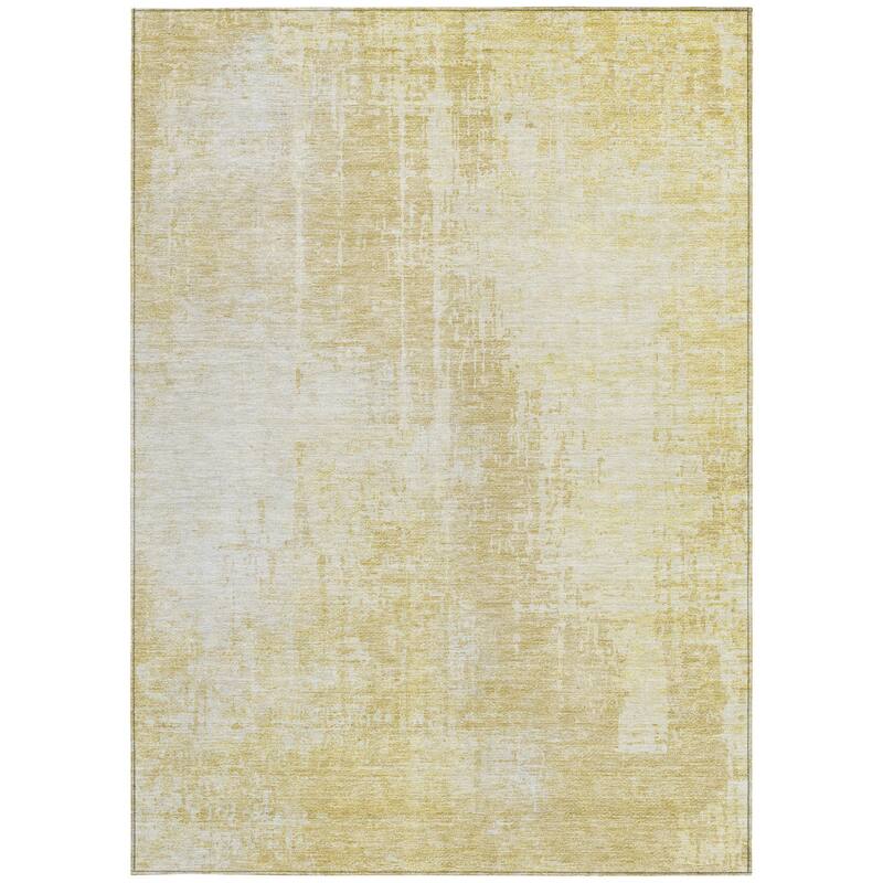 HomeRoots Abstract Transitional Rectangle Outdoor Rug