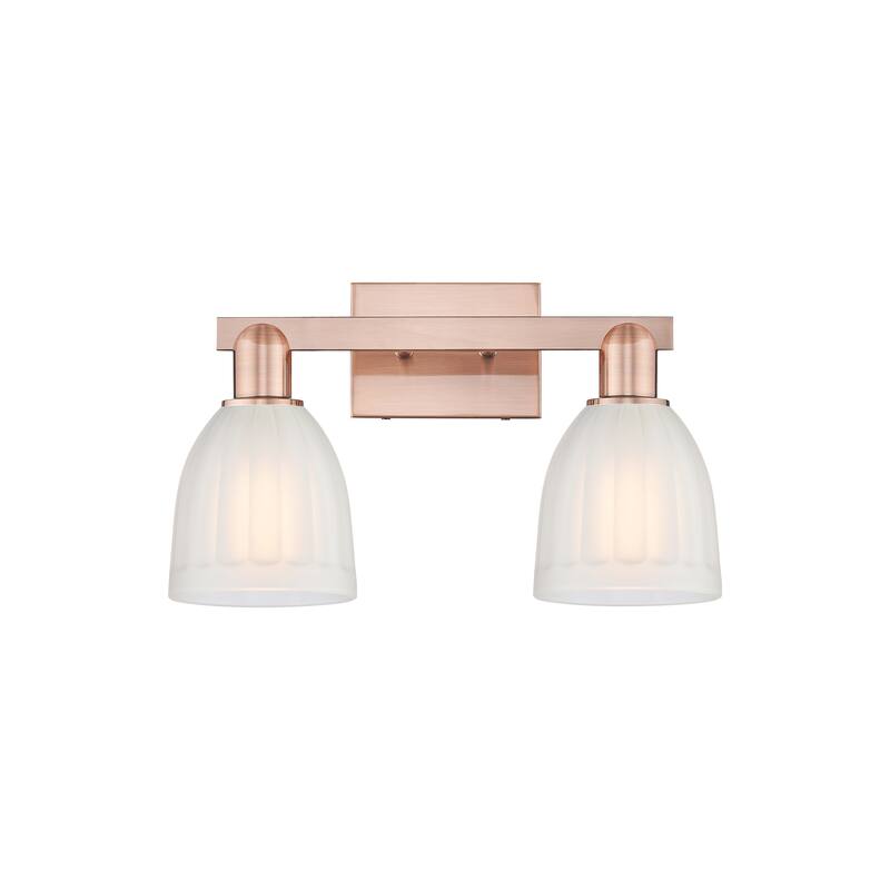 Innovations Lighting Endless Possibilities Arcadia - Brookfield - 2 Light 17" Bath Vanity Light - Antique Copper