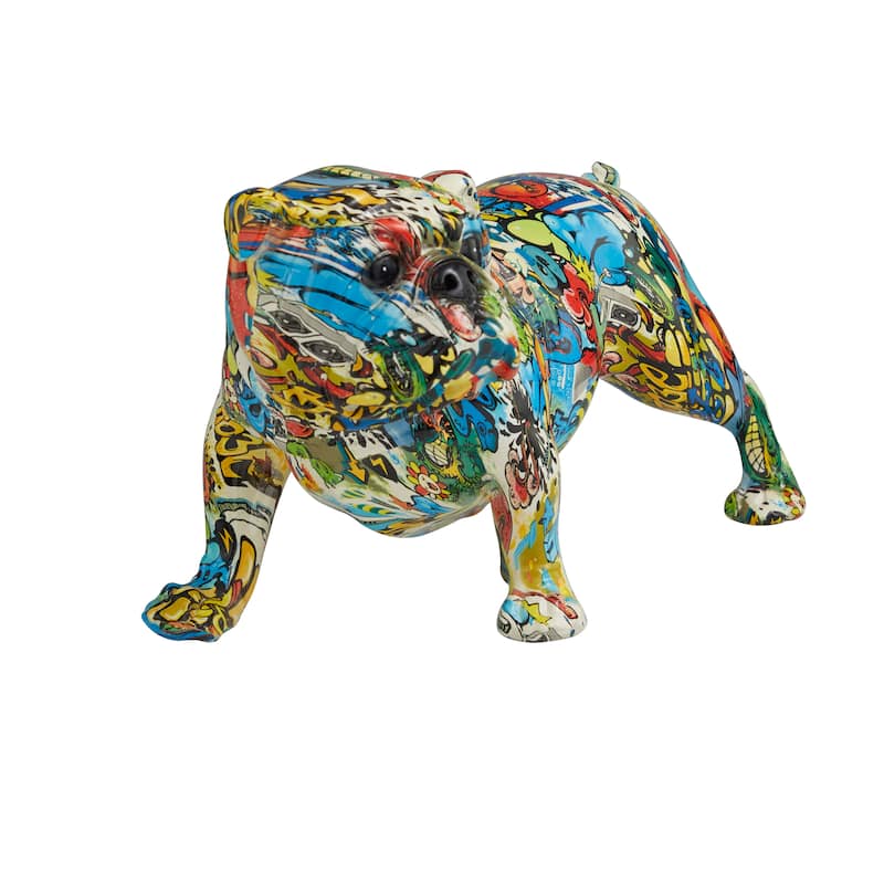 The Novogratz Multi Colored Polystone Various Animal Sculpture