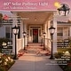 preview thumbnail 6 of 6, 1 Pack 40" Solar Garden Lamp Post Light with Removable Cute Rabbit Design Panel, Waterproof LED Pathway Light - 40
