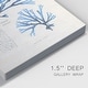 preview thumbnail 3 of 7, Blue Marine Algae V Premium Gallery Wrapped Canvas - Ready to Hang