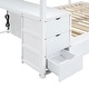 preview thumbnail 10 of 10, Full-Over-Full Bunk Bed with Twin size Trundle, Storage and Desk