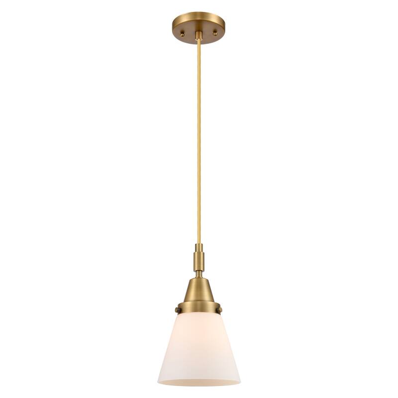 Innovations Lighting 447-1P-G61 Cone 6" Wide Mini Pendant with Matte