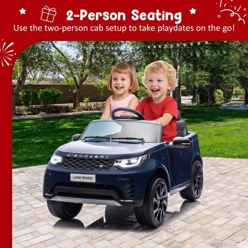 12V Licensed Land Rover 2 Seater Ride on Car for Kids
