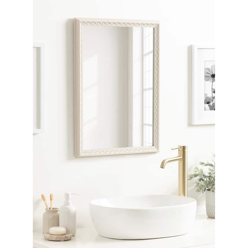 Kate and Laurel Johann Rectangle Wall Mirror