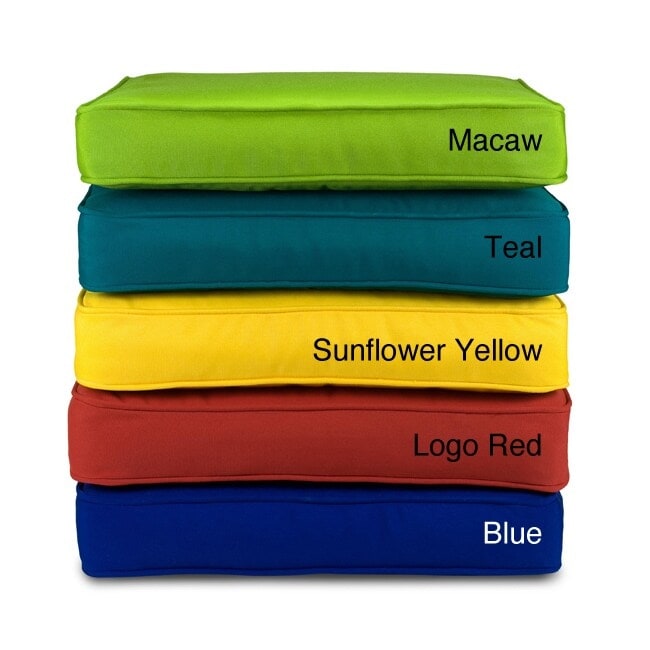 Sorra Home Indoor/Outdoor Sunbrella Corded Chair Cushion - Picture 10 of 20