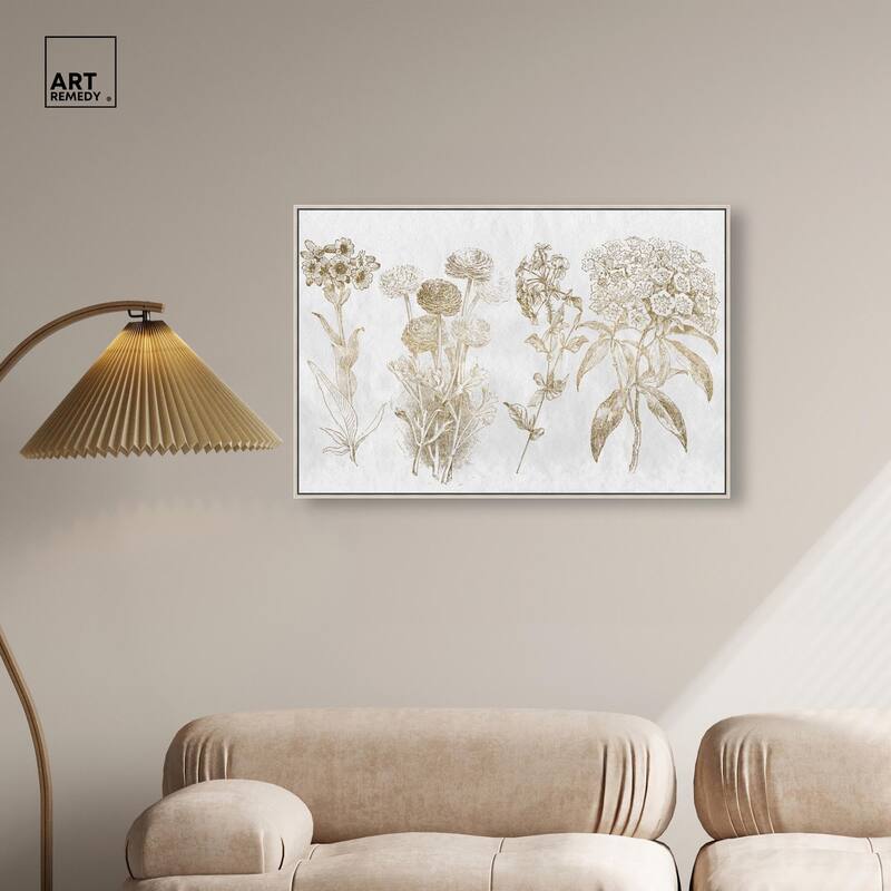 Floral Selection Quad Canvas by Art Remedy
