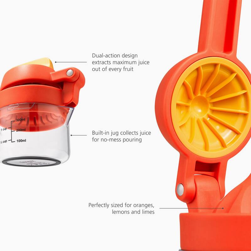 JuiceMax Plus Dual-action Citrus Press with Measuring Cup