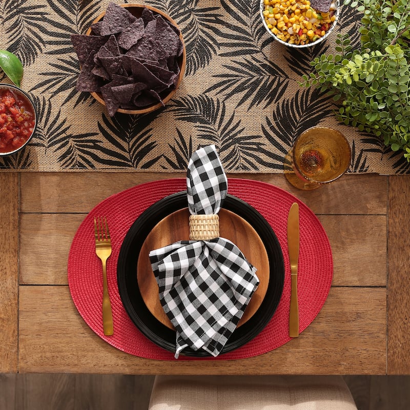 Oval Pp Woven Placemat (Set of 6) - Oval, 12x18"