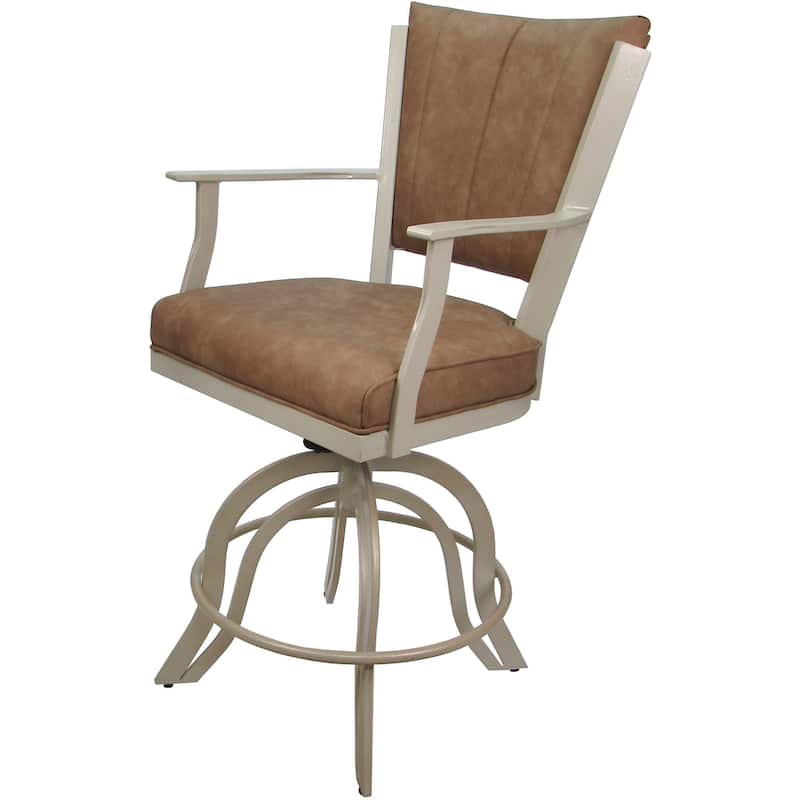 Montana Beige Swivel Tilt Metal 30" or Counter 26" Bar Stool