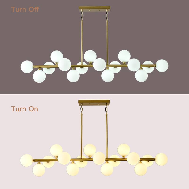 16 Light Modern Sputnik Chandelier Kitchen island Pendant Lights island