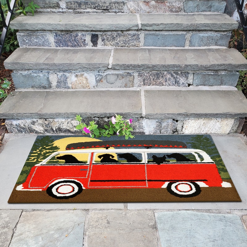 Liora Manne Frontporch Camping Trip Indoor/Outdoor Rug - 2'6" x 4'