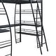 preview thumbnail 20 of 22, Twin Loft Bed with Shelves & Desk, Sockets, USB, Wireless Charging