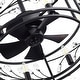 preview thumbnail 68 of 79, 20"/28" Modern 3/5/7-Blade Caged Crystal Ceiling Fan with Light Kit and Remote
