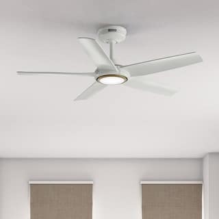 Hunter ZenTech Indoor / Outdoor 5-Blade Smart Ceiling Fan w/ LED Light and Handheld Remote