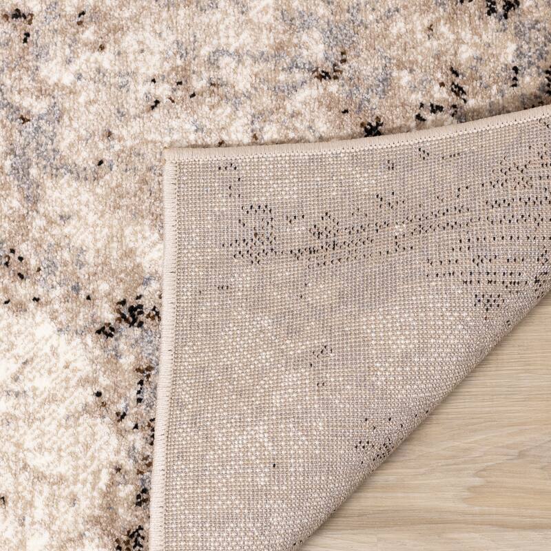 Covington Collection - Beige Marble Rug