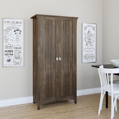 Bush Furniture Salinas Kitchen Pantry Cabinet with Doors