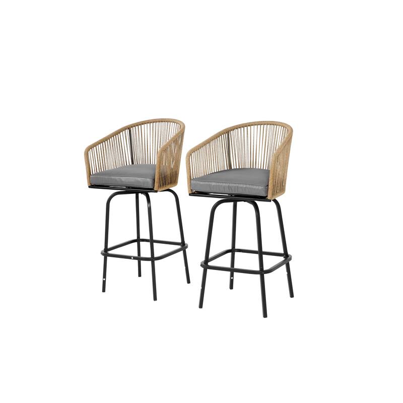 Outdoor Bar Stools Set Of 2
