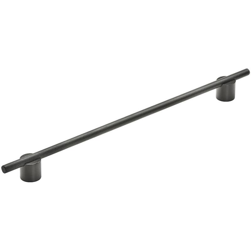 Amerock Transcendent 12-5/8 Inch Center to Center Bar Cabinet Pull - Matte Black