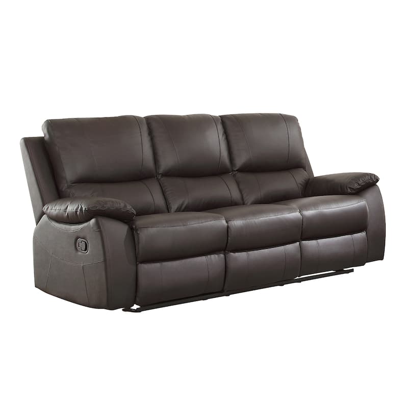 Harrington 2-Piece Faux Leather Manual Reclining Living Room Sofa Set