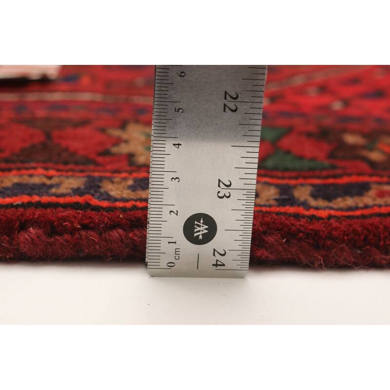 ECARPETGALLERY Hand-knotted Andelz Red Wool Rug - 4'3 x 6'6