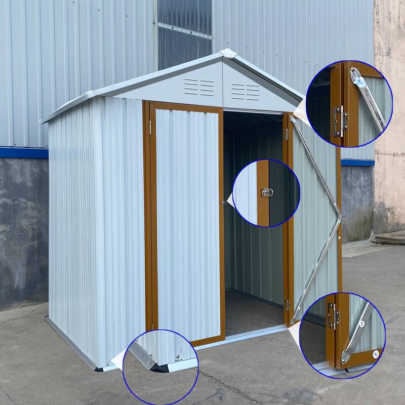 Outdoor storage sheds