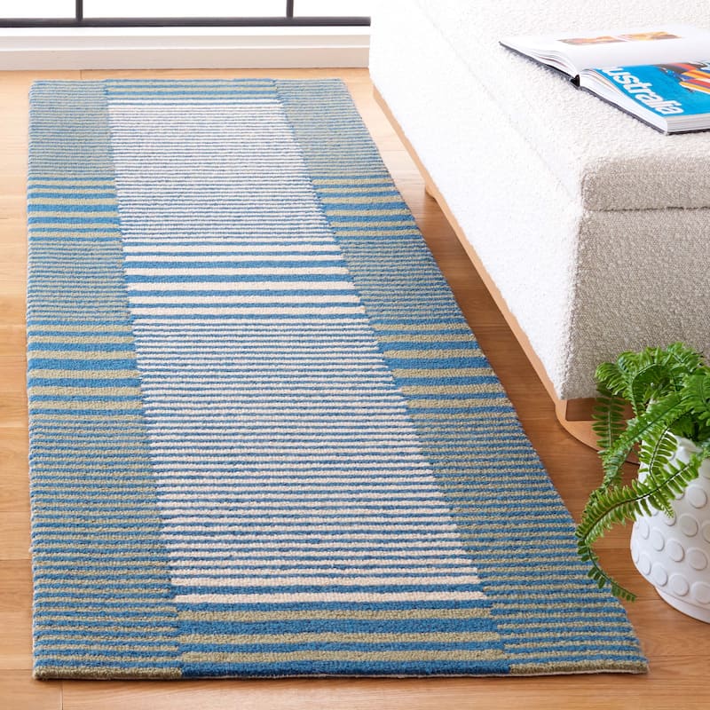 SAFAVIEH Handmade Genre Sayda Mid-Century Modern Wool Rug