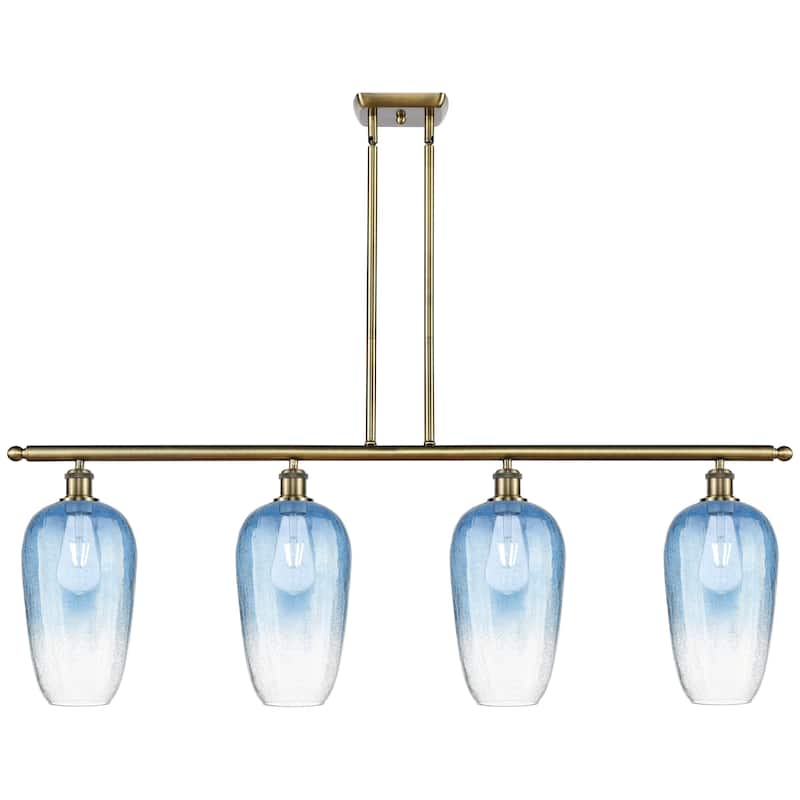 Innovations Lighting Endless Possibilities Ballston - Brookhaven Flute - 4 Light 48" Stem Hung Island Light