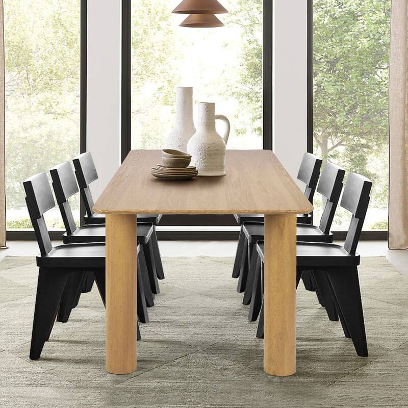 67" Wooden Rectangle Dining Table