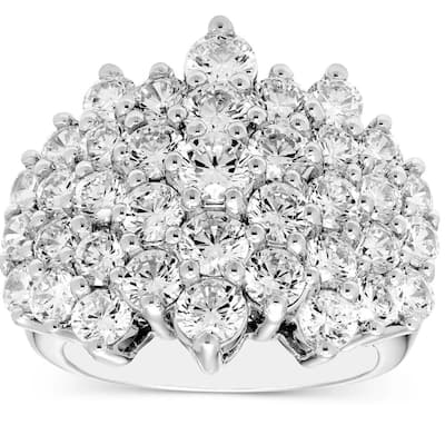 5Ct Diamond Fashion Ring Anniversary Band in White, Yellow, or Rose Gold
