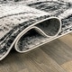 preview thumbnail 2 of 19, World Rug Gallery Distressed Abstract Black / Ivory / Gray Area Rug