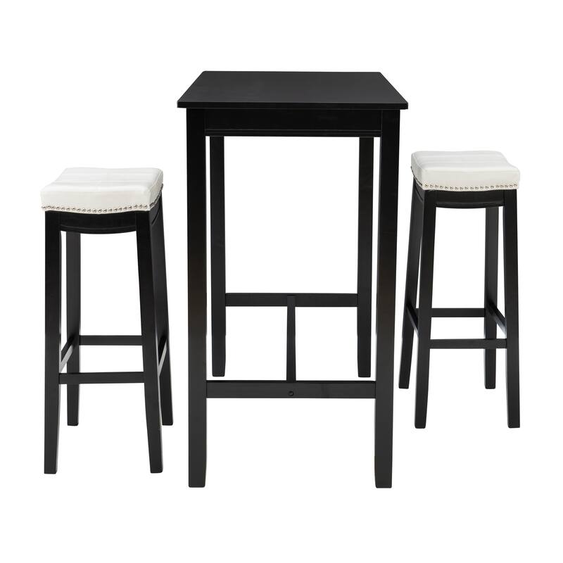 Linon Bridgeport 3-Piece Bar Dining Set