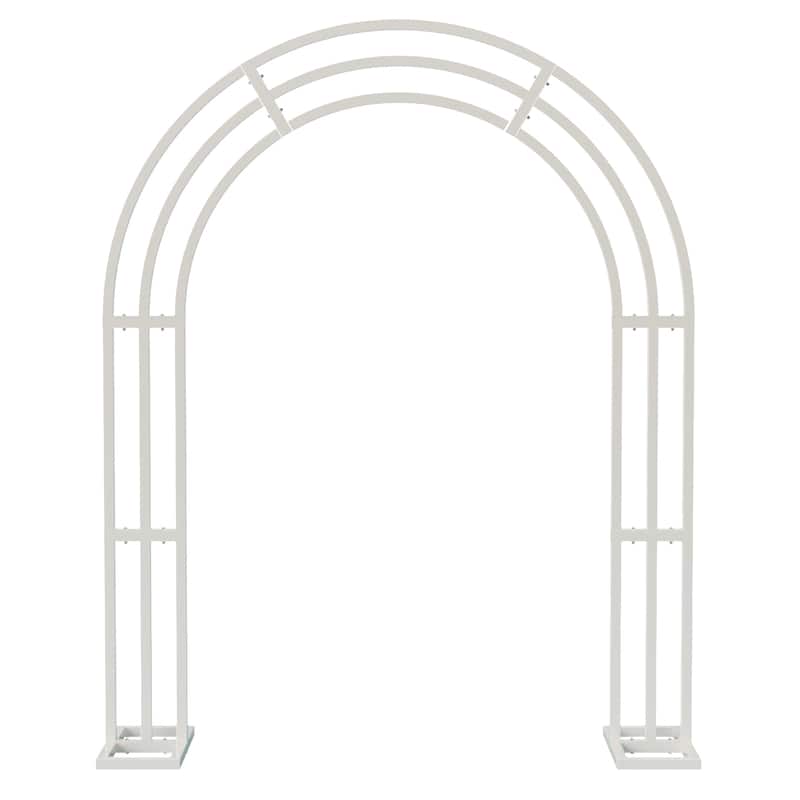 Metal Wedding Arch Backdrop Stand for Wedding, Bridal, Garden, Yard