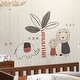 preview thumbnail 10 of 8, Lambs & Ivy Patchwork Jungle Animals 4-Piece Nursery Baby Crib Bedding Set