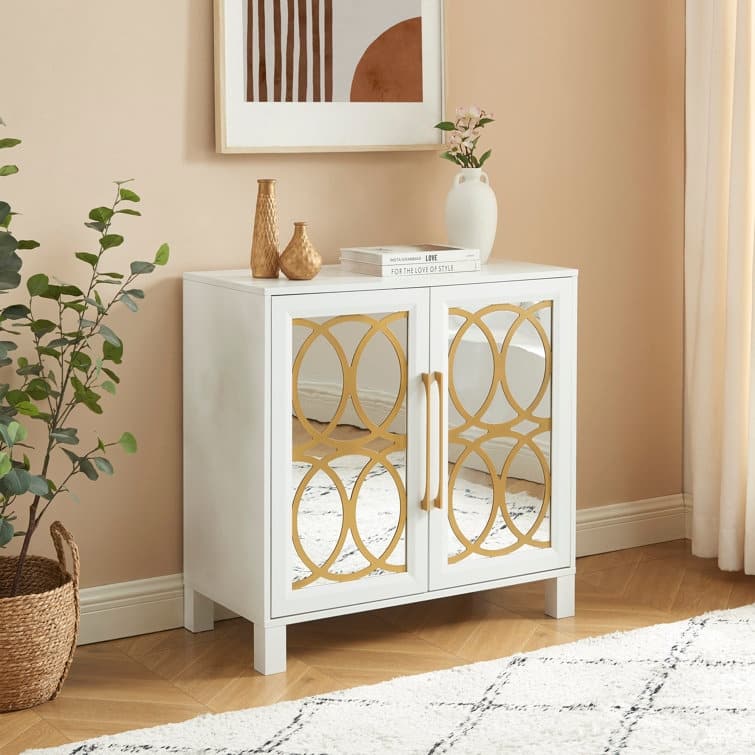 Wood Accent Cabinet 31.1'' H X 32.3'' W